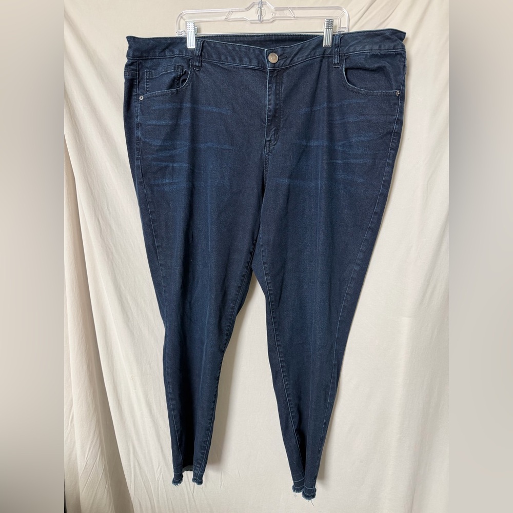 Venezia Women's Skinny Jeans - Dark Blue